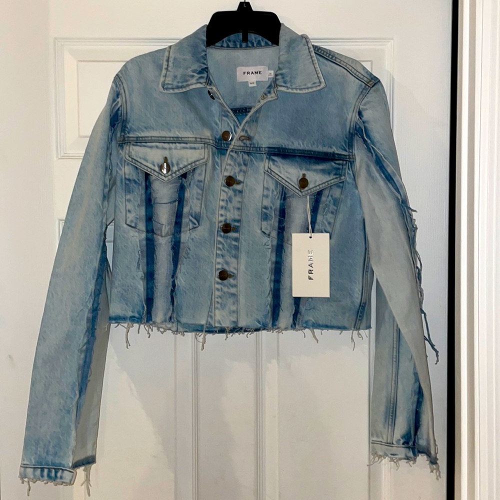 FRAME small NWT denim jacket